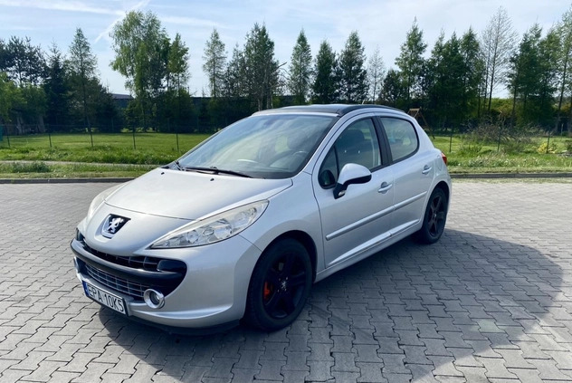 Peugeot 207 cena 12500 przebieg: 128000, rok produkcji 2007 z Łódź małe 92